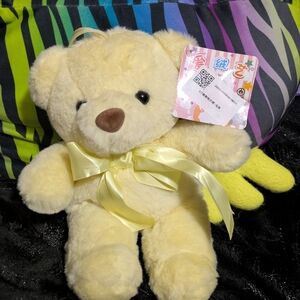Yellow Plush Teddy Bear